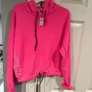 PINK cropped hoodie